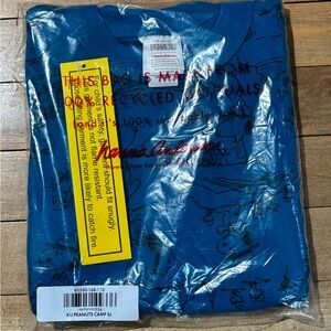 New Hanna andersson Kids peanuts camp organic pajamas size 5